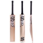 English Willow Cricket Bat Plus 10,000 Cricket Bat, English Willow, Full Size, Black Handle