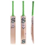Premium 20K Cricket Bat, English Willow, Full Size, Green Handle