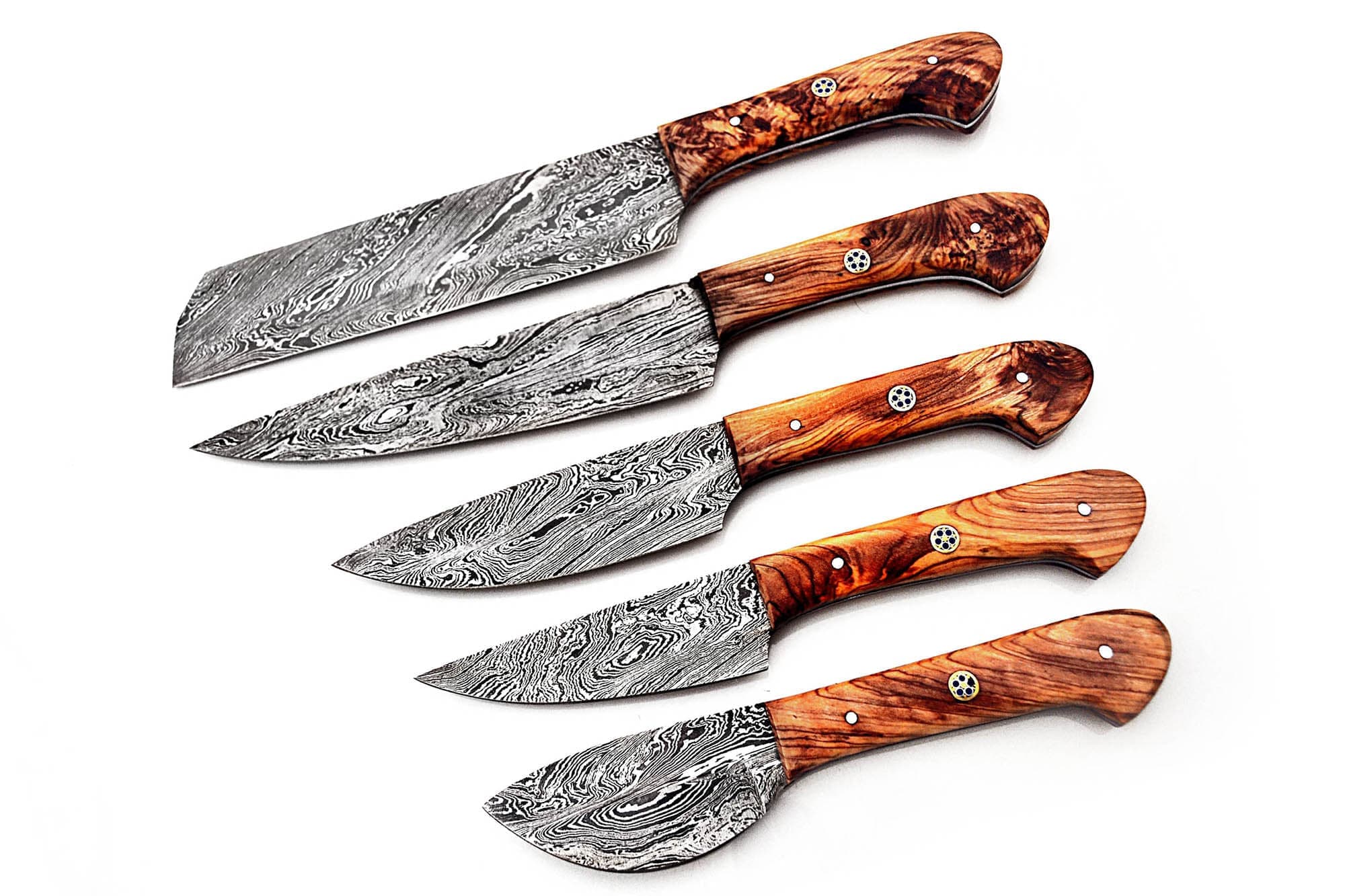1 Premium Steel Chef Knife Set - Image 1
