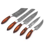 Premium Steel Chef Knife Set - Image 3